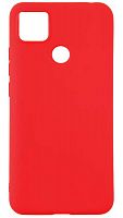 Силиконовый чехол для Xiaomi Redmi 9C матовый красный