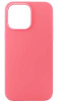 Силиконовый чехол Soft Touch для Apple iPhone 14 Pro без лого ярко-розовый