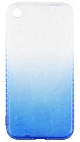 Силиконовый чехол для Apple iPhone 7/8 Кристалл градиент синий