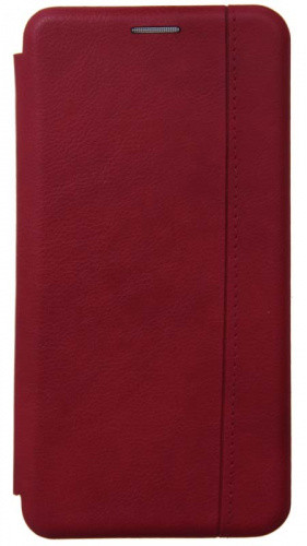 Чехол-книга OPEN COLOR для Huawei Honor 9X Lite с прострочкой красный