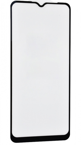 Противоударное стекло для Realme C25/C25s с полной проклейкой 5d чёрный