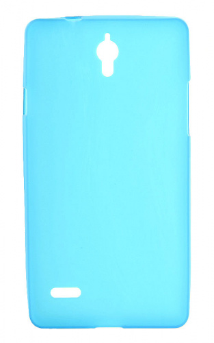 Силиконовый чехол для Huawei Ascend G700 матовый, (голубой)